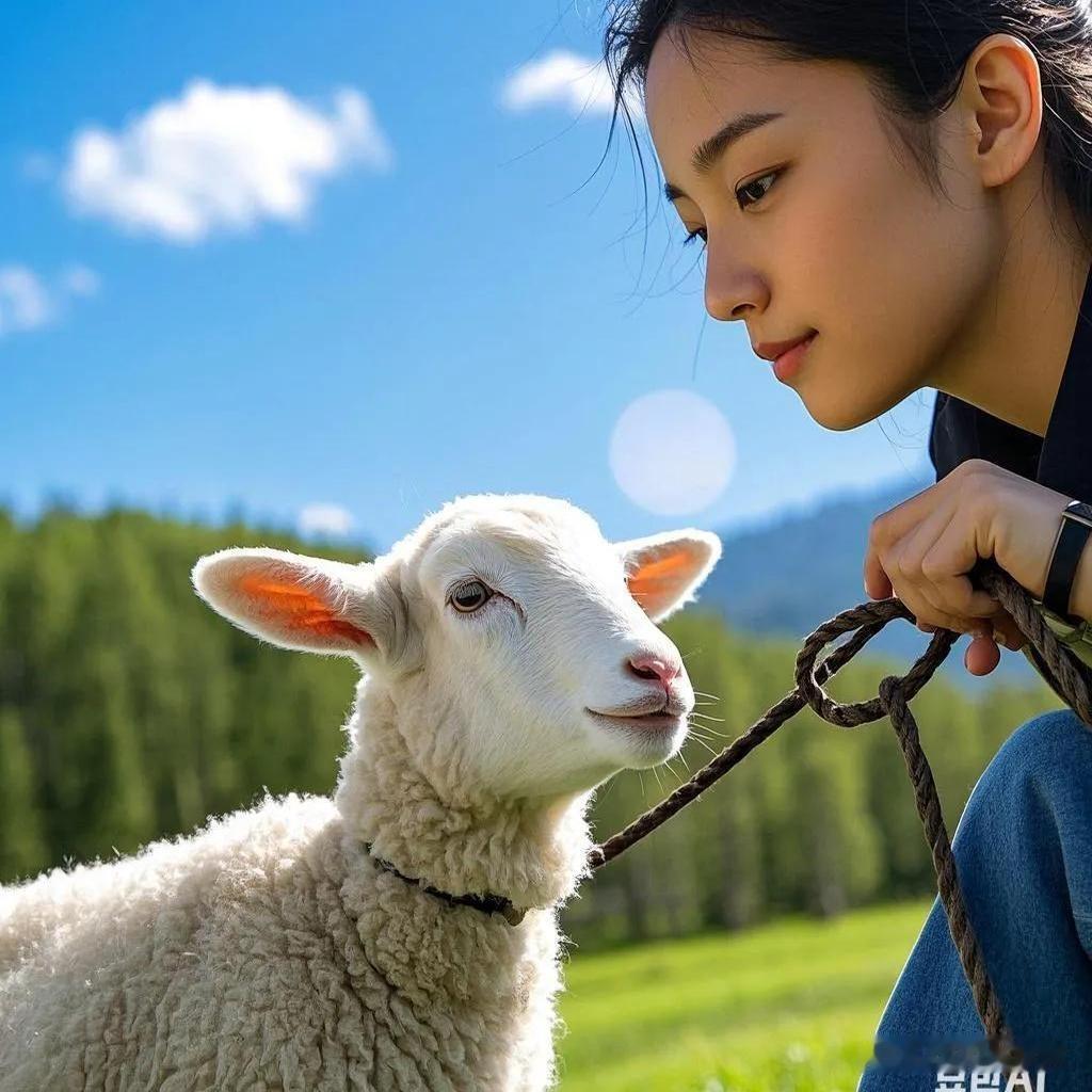 西安女孩和小羊的故事，的确让人感动，为这位善良的女孩点赞，因为，每一段缘分都不是