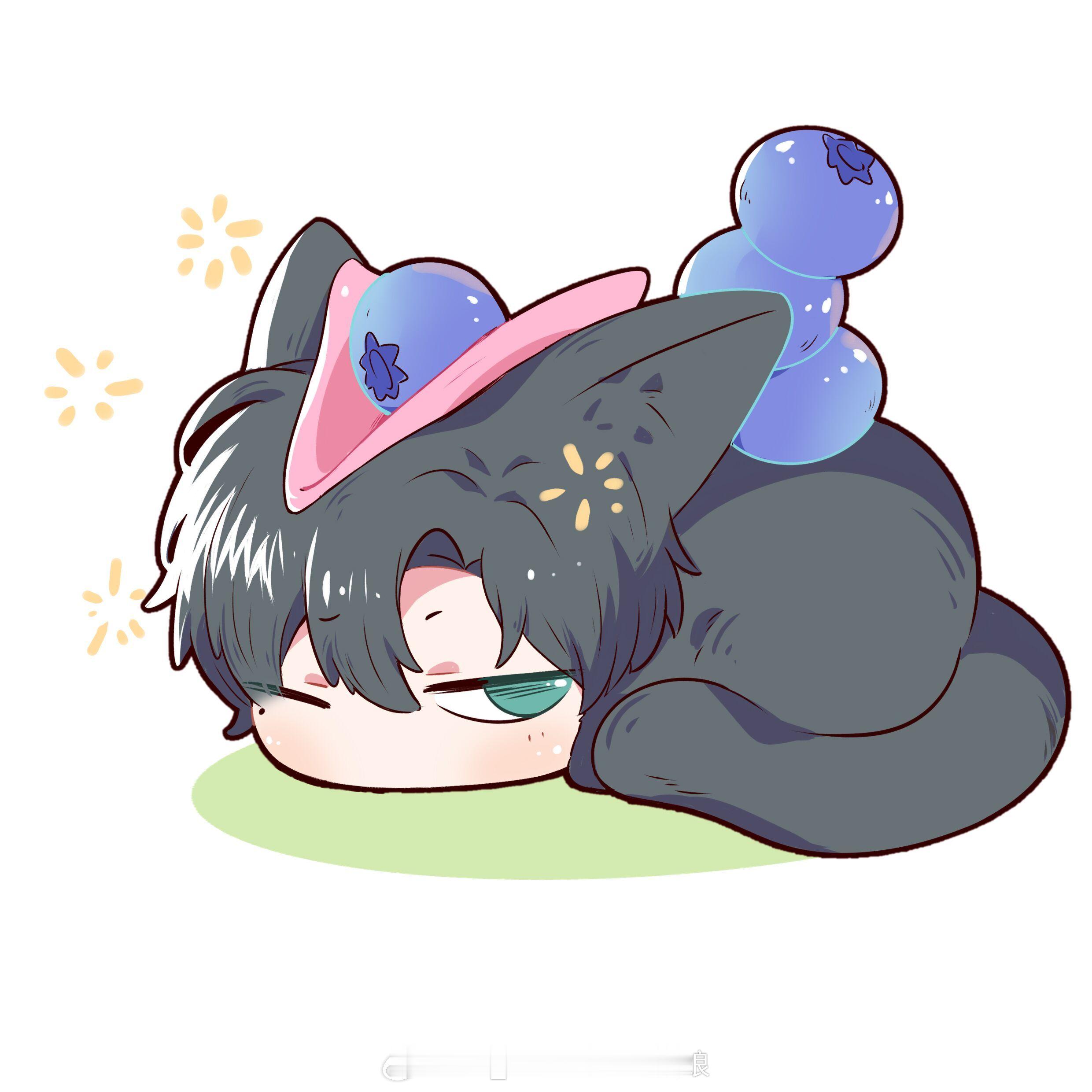 萧逸 挑战往萧猫身上放蓝莓 ​​​