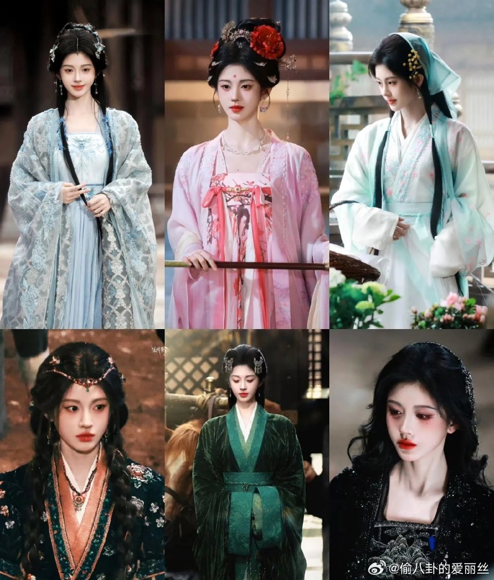 虽然孟子义的每部剧都是雷同妆容，但感觉比鞠婧祎的网红妆还好点 