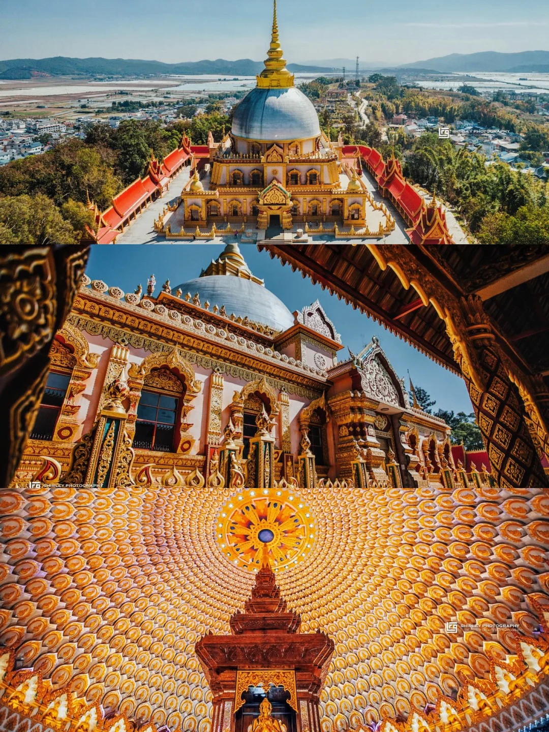 版纳隐秘的“宫殿”，内部千佛顶不要太震撼！