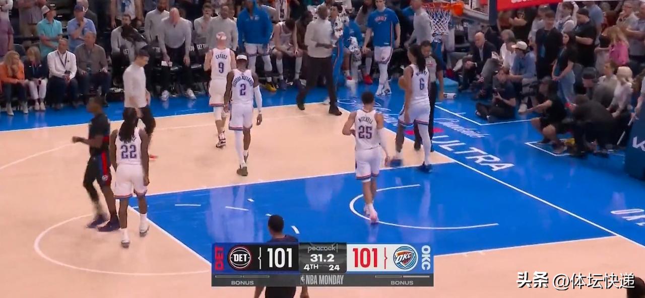 NBA东西部榜首对决活塞加时惜败雷霆。赛前分析，活塞两大当家球员缺阵，比赛将呈现