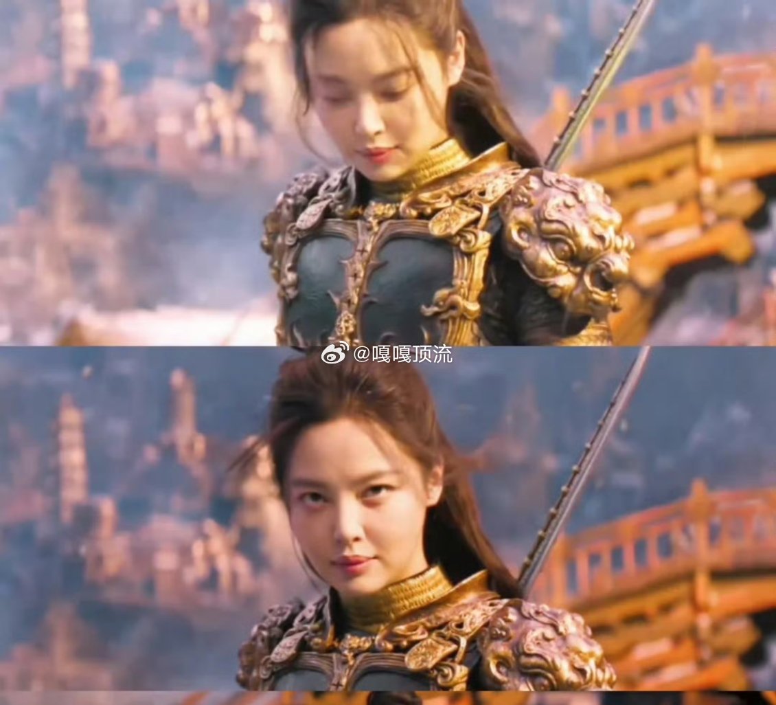 辛芷蕾从女侠到女将军  辛芷蕾仿若为角色而生，从江湖中飒爽英姿的丁白缨，到战场上