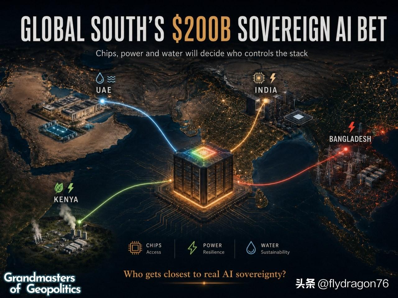 🌍 “全球南方”斥资2000亿美元力求摆脱对外国AI的依赖：谁能成功？

20