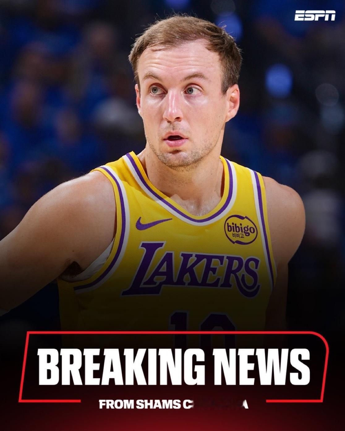 据 ESPN 消息人士透露，自由球员神射手卢克·肯纳德已与菲尼克斯太阳队达成一份