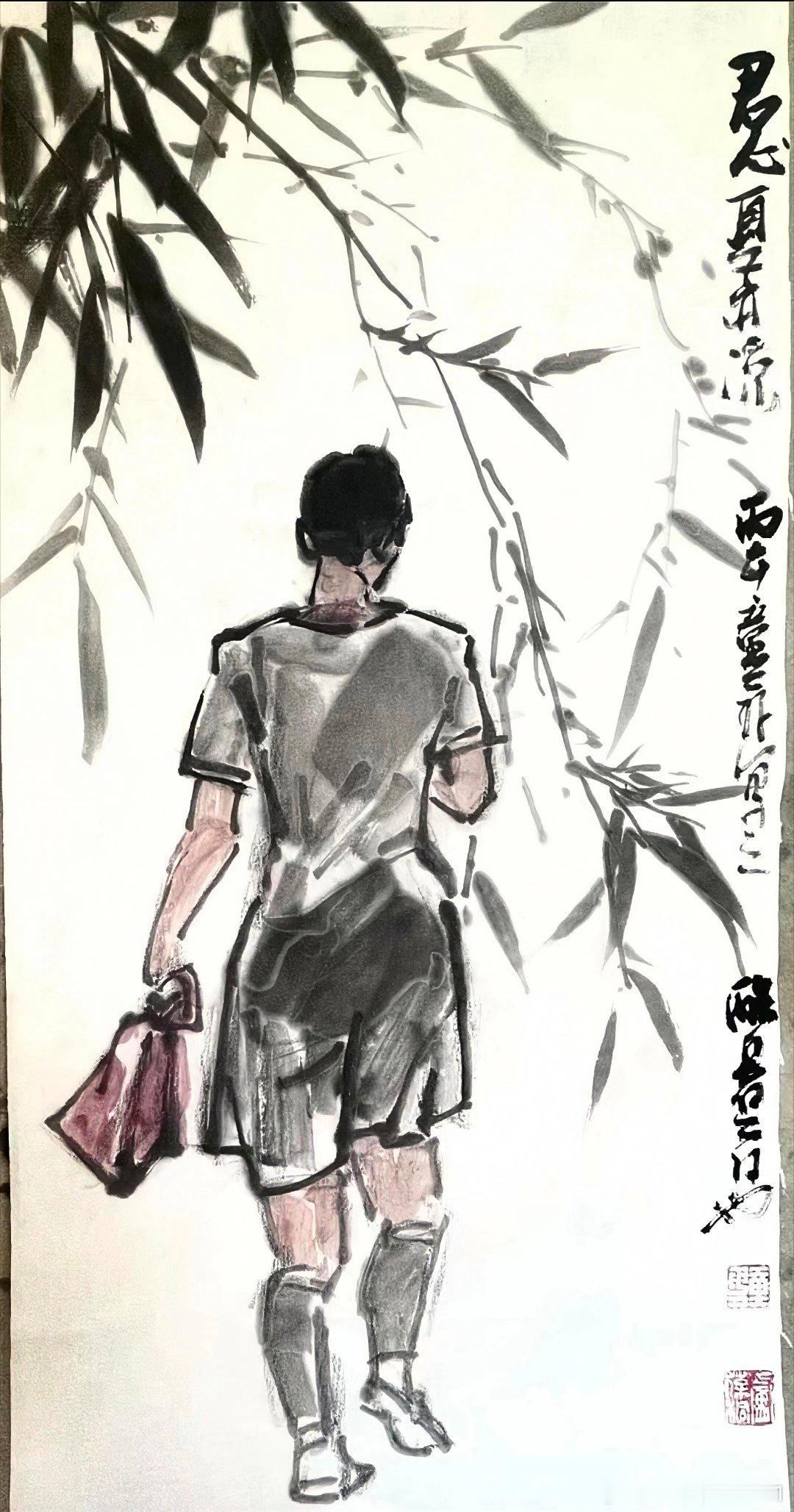 【好友新作】1画家卢葆桐，2画家白玉生，3书画家崔学坤（中国葡萄王），4书画家伍