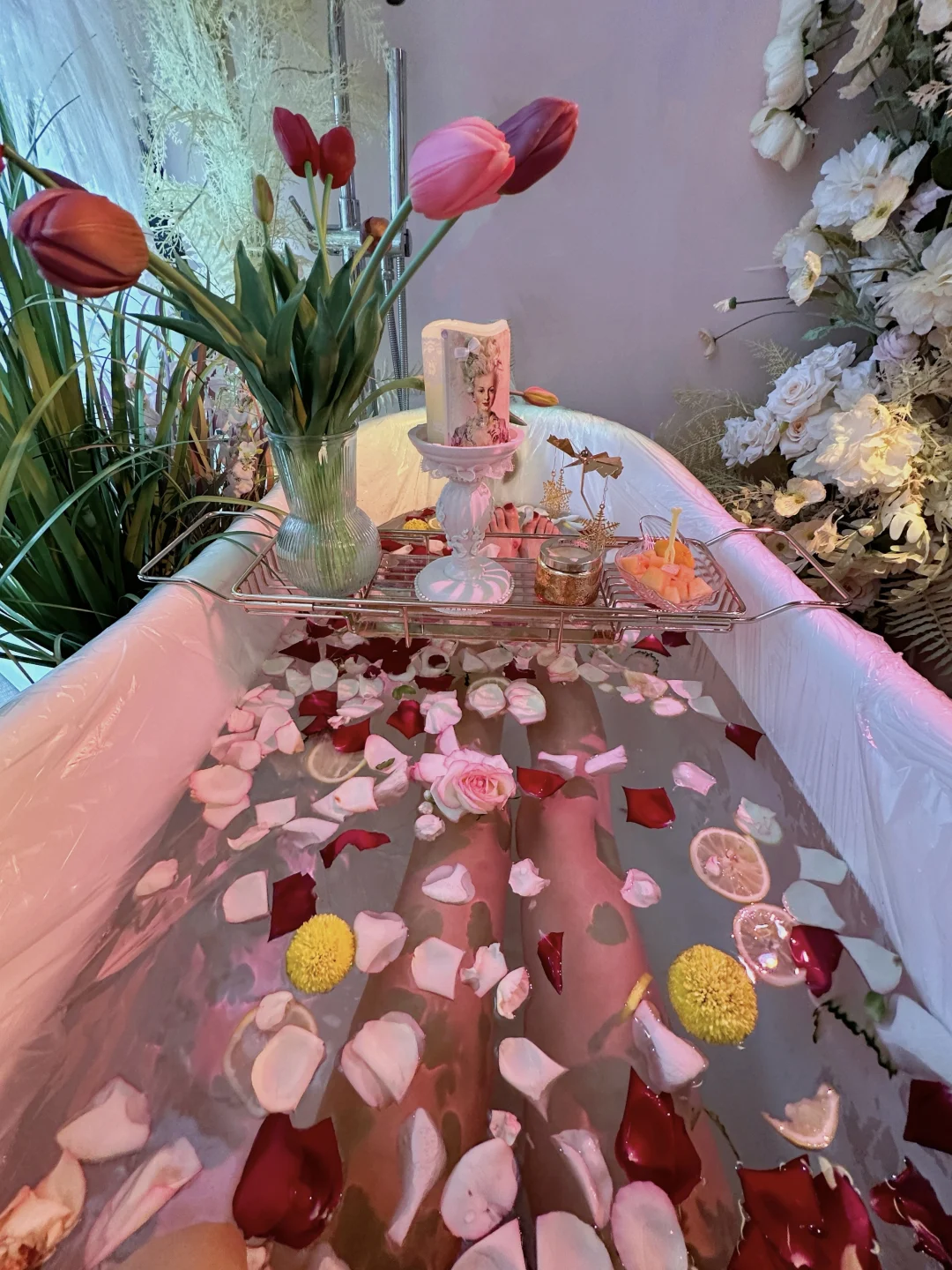 🩰🛁🕯️生活需要仪式感💗 这才是仙女的浴缸