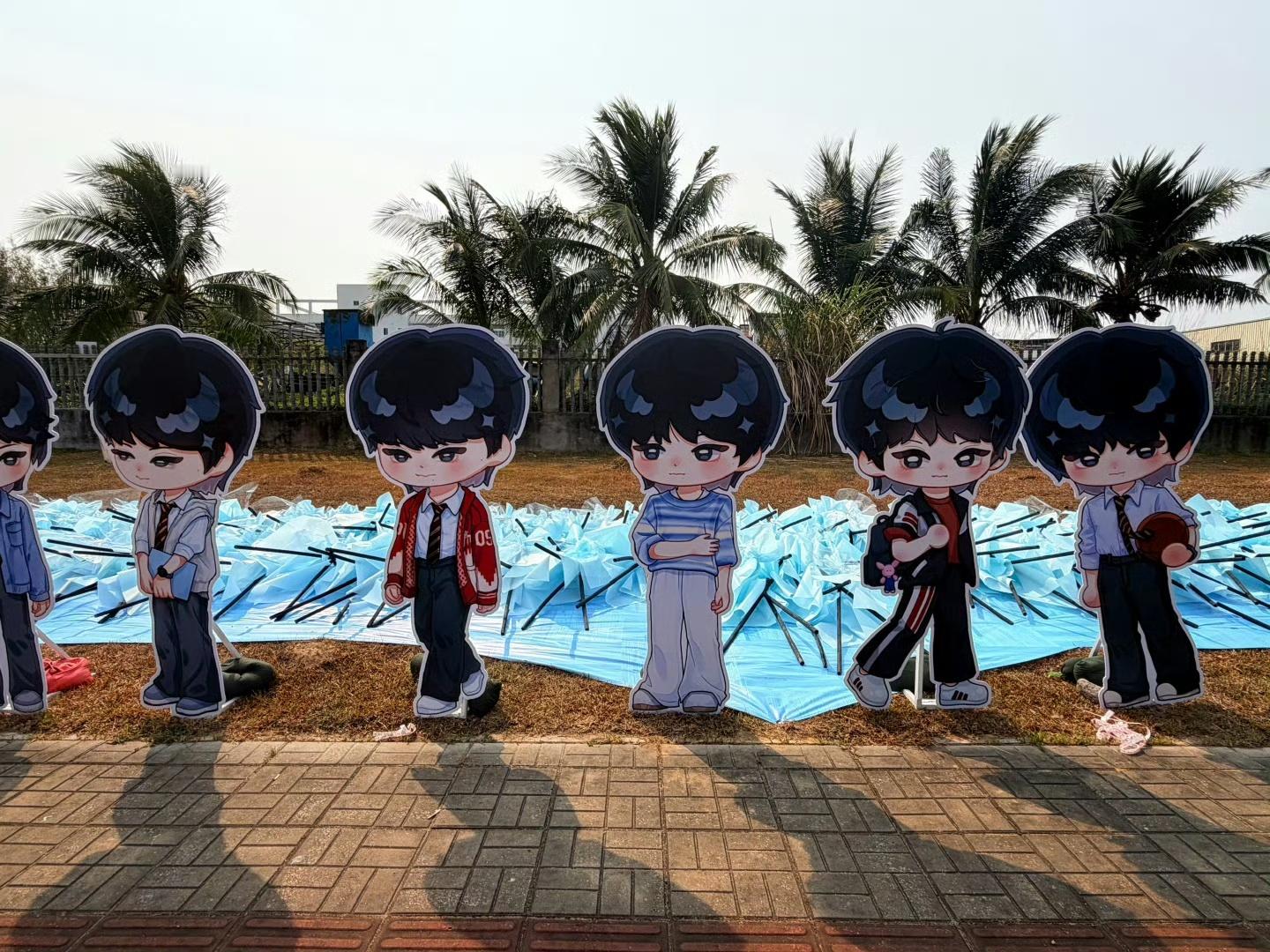 王橹杰杀青应援 被王橹杰的杀青应援萌倒了！Q版付彬言好可爱公益应援超用心❤️花墙