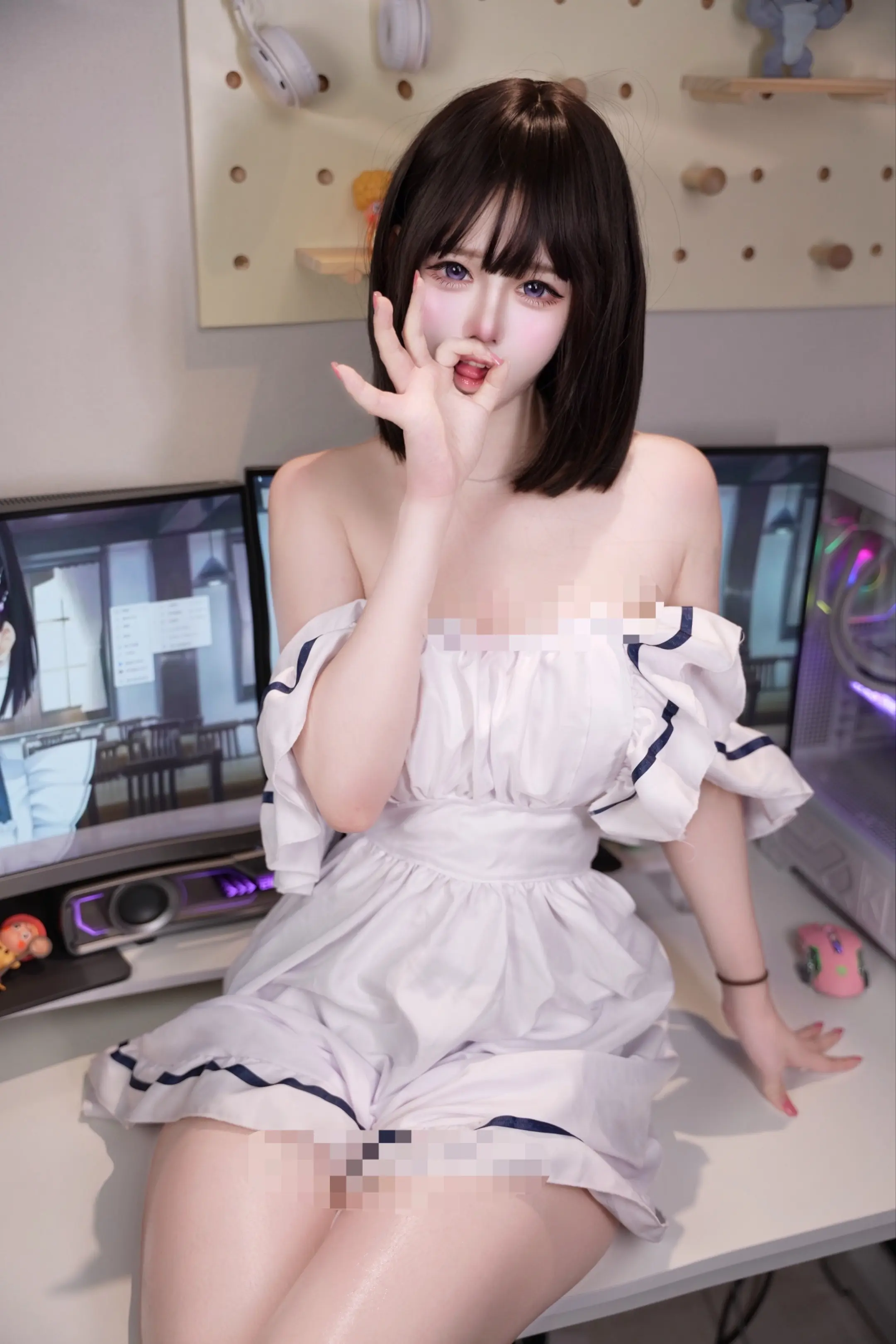 甜妹穿搭分享 电竞少女 可御可萌 枣子姐