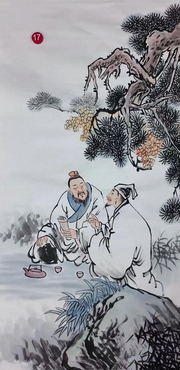 上联：沏茶切磋之乎者
下联：[玫瑰]

网络图片/诚谢侵删