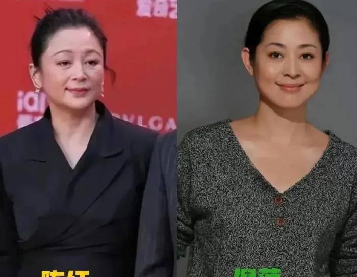 大导演陈凯歌这品味还真专一！
前后两任的模样相似度太高了！