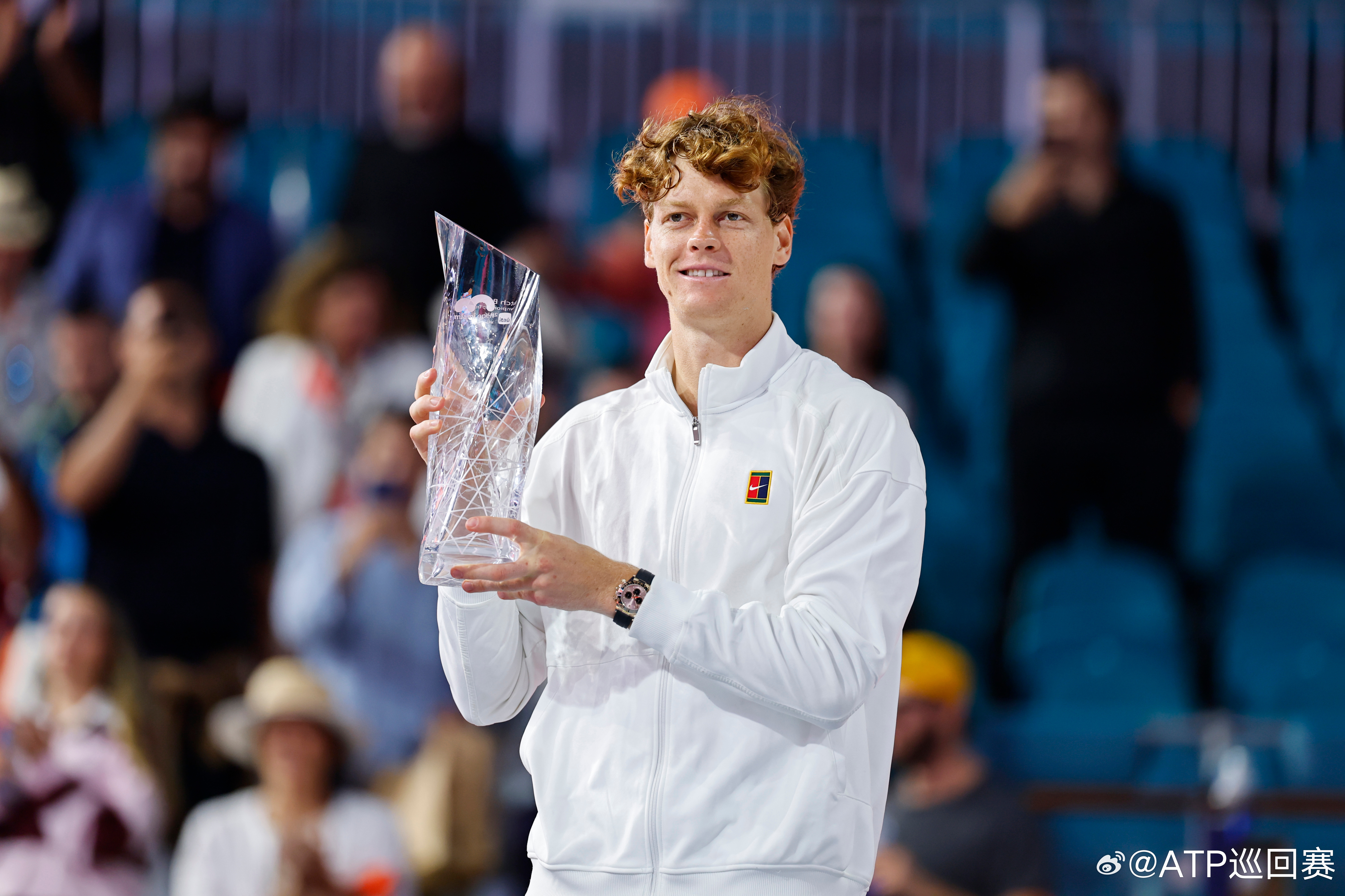 ATP1000迈阿密大师赛男单决赛，以两个6-4战胜21号种子莱赫卡夺冠！这是他