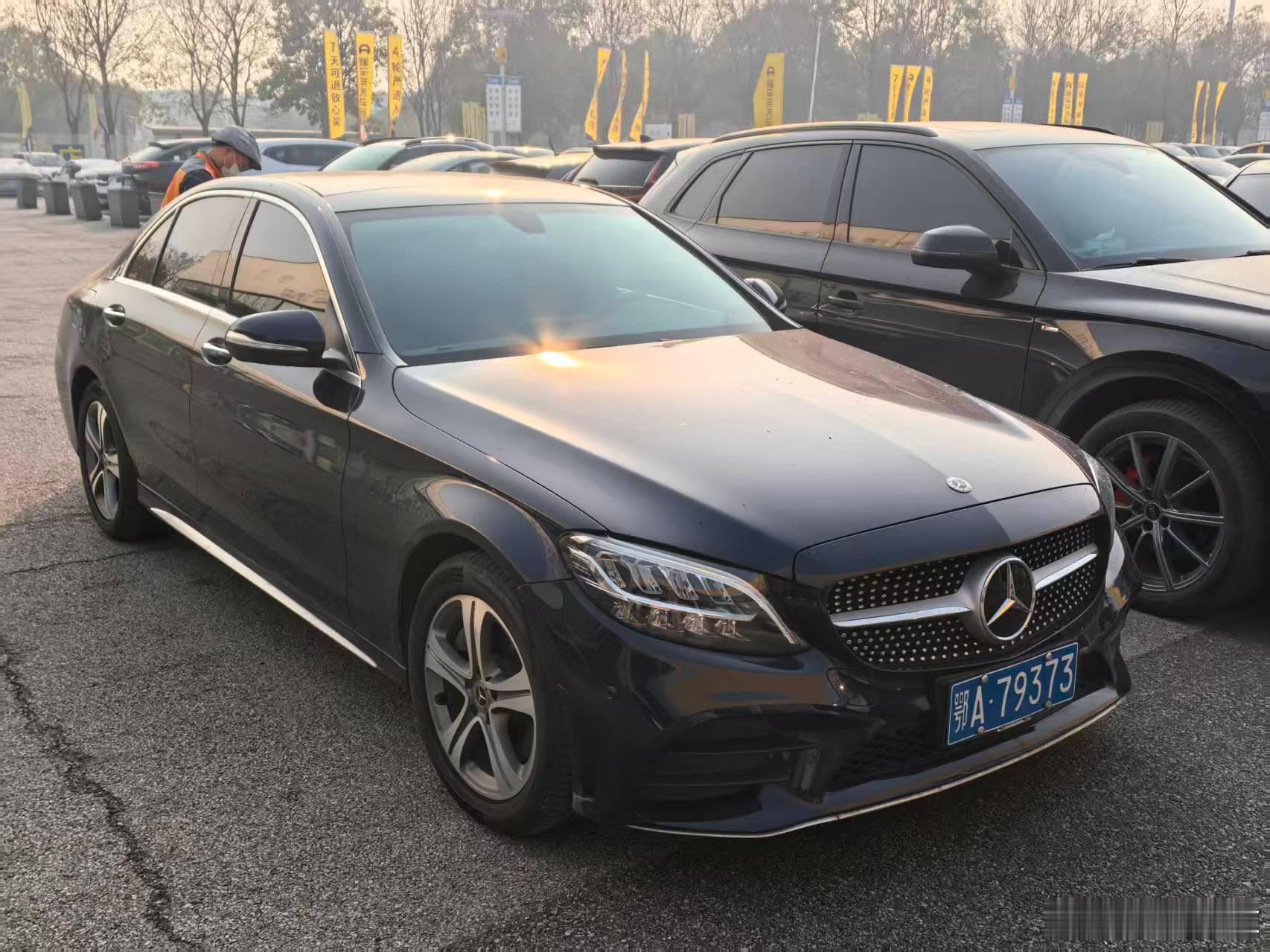 收了台空姐的奔驰C260L2019款运动版 个人一手车 7.1万公里 成色工况都