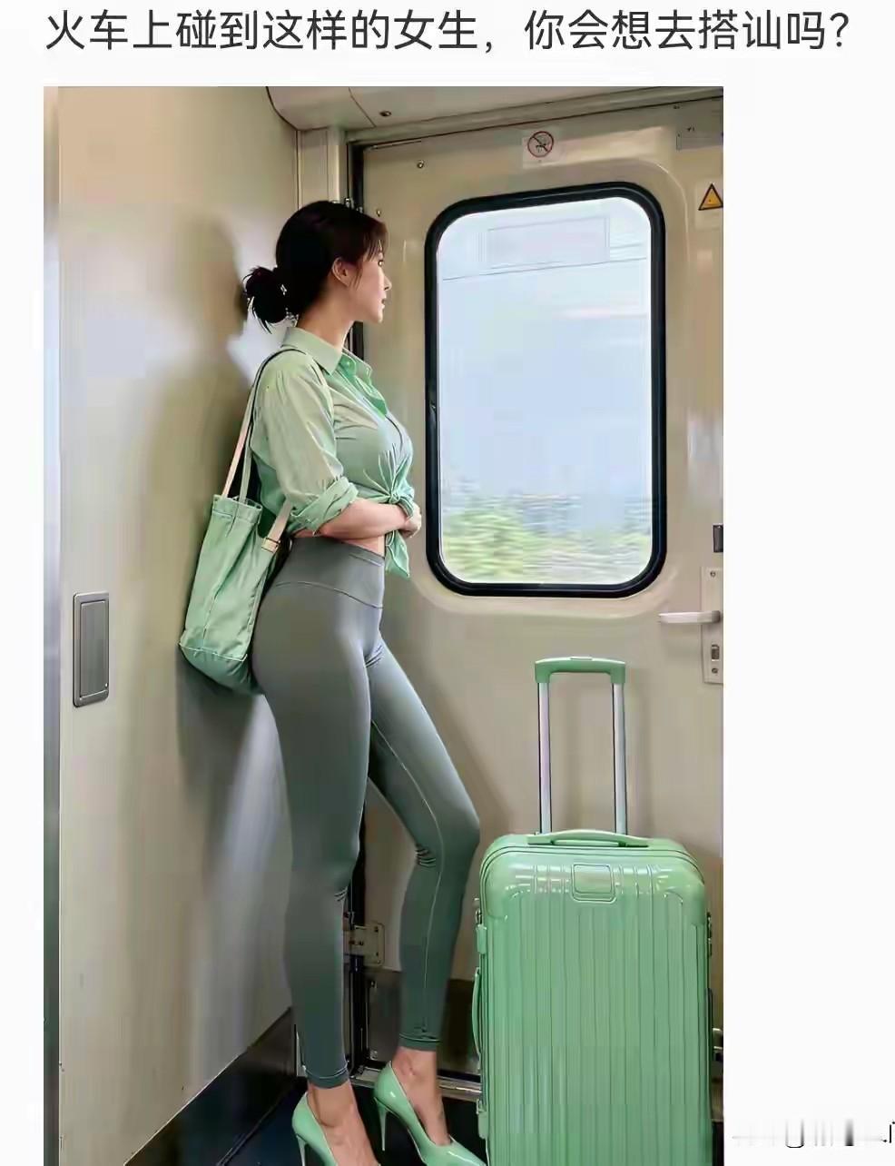 能把绿而且是荧光绿当做自己主色调的人，真不多。遇到这样的人，你首先要确定一下自己