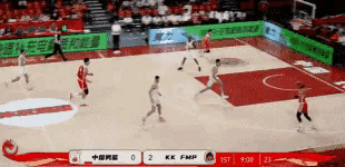 中国男篮的配合真是太赏心悦目了！在今天中国男篮主场迎战塞尔维亚KK FMP的二番