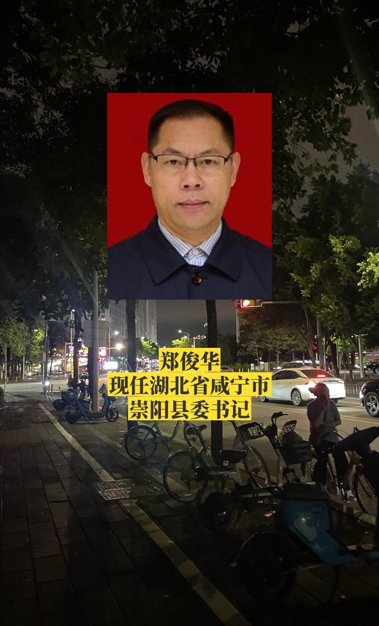 湖北咸宁市各区县书记。