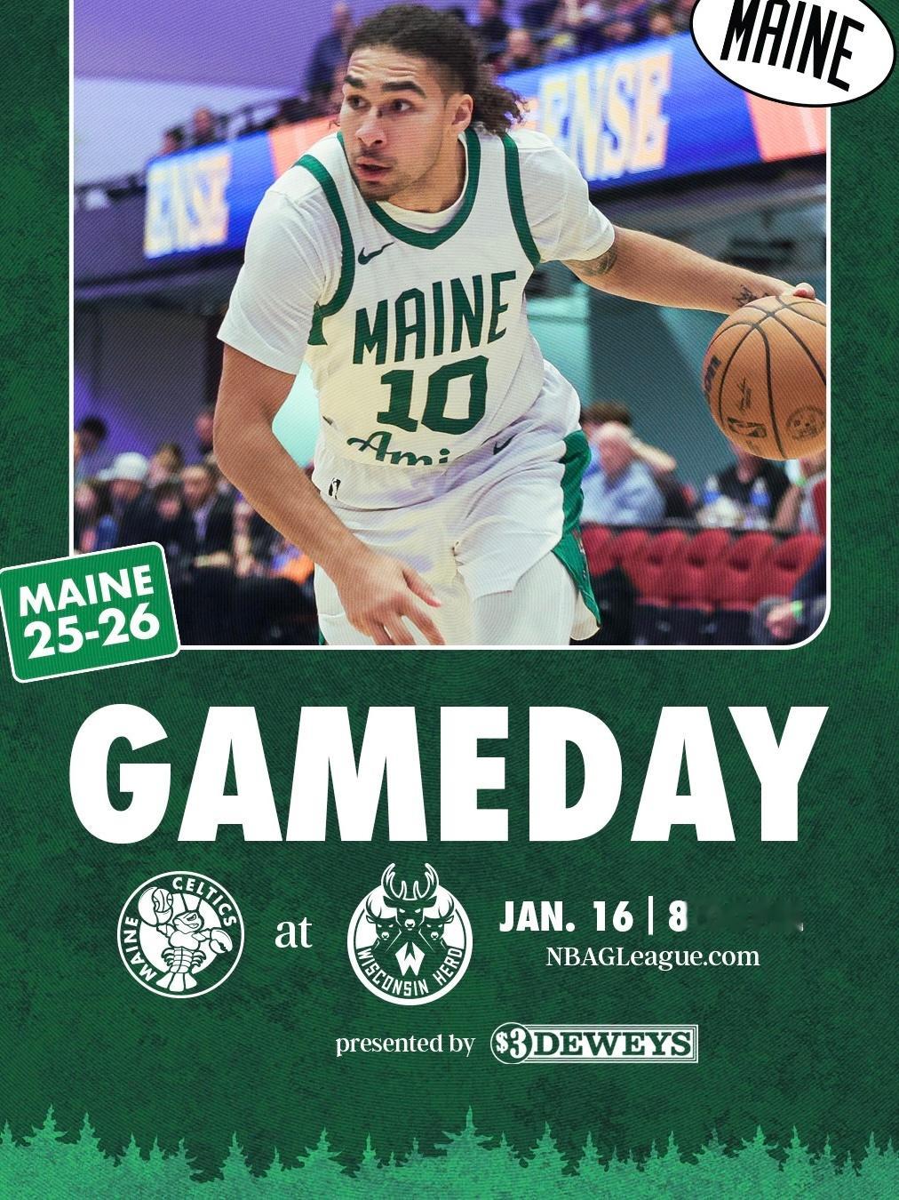 缅因州凯尔特人 GAME DAY ! LET‘S GO CELTICS ☘️ ?
