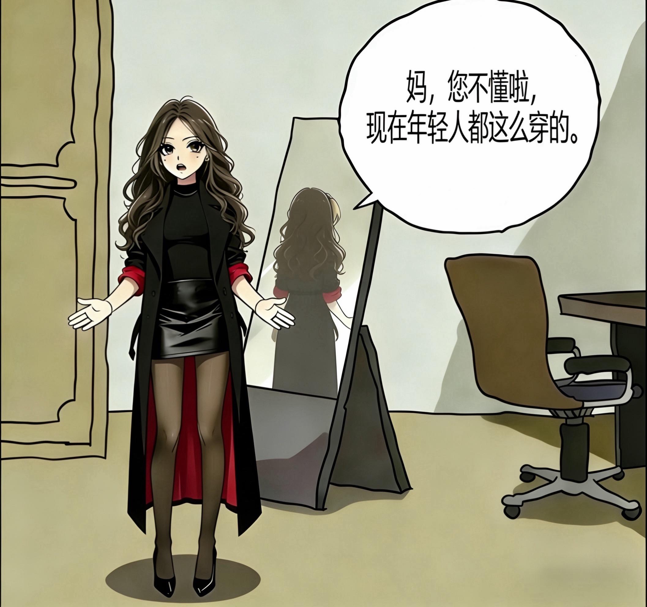 妈 你不懂 现在年轻人都这么穿。