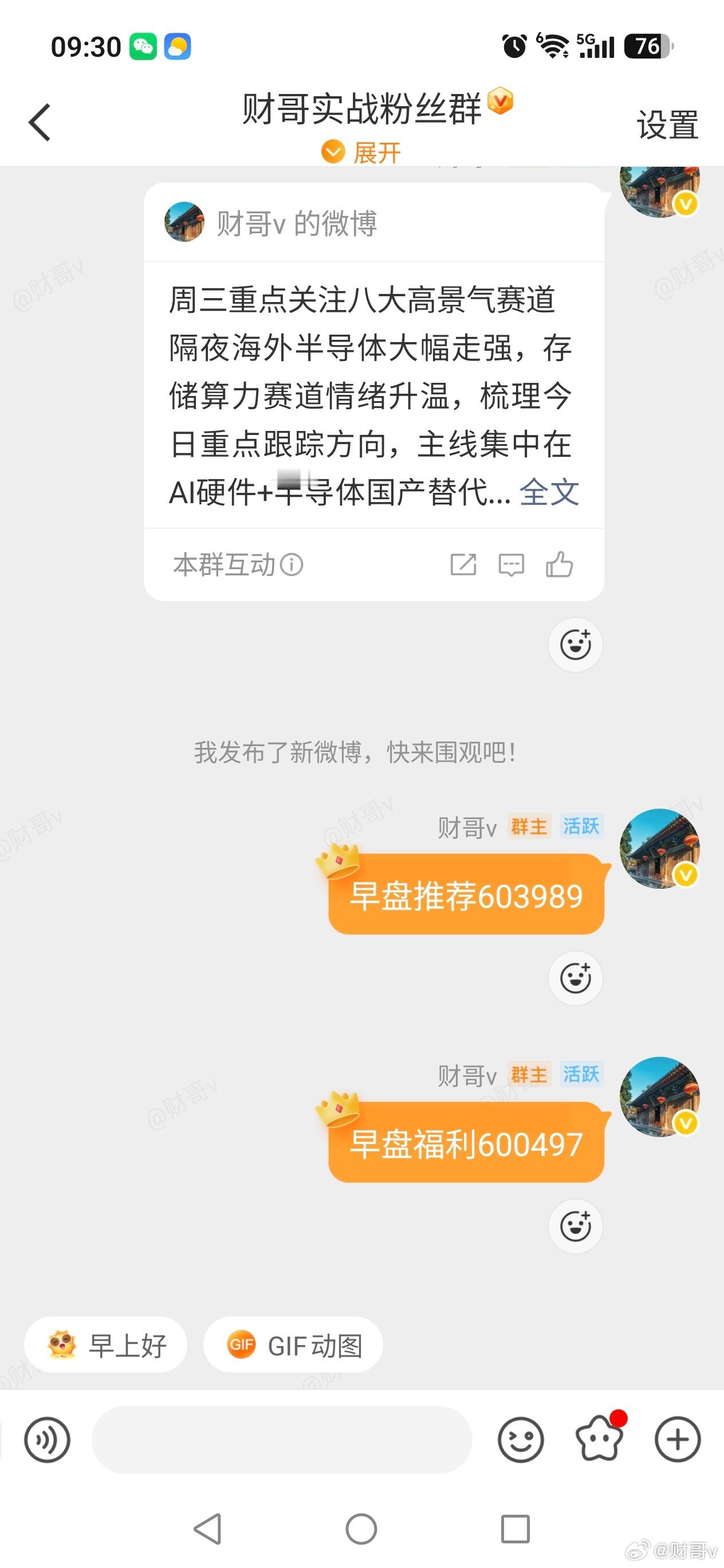 早盘福利股 