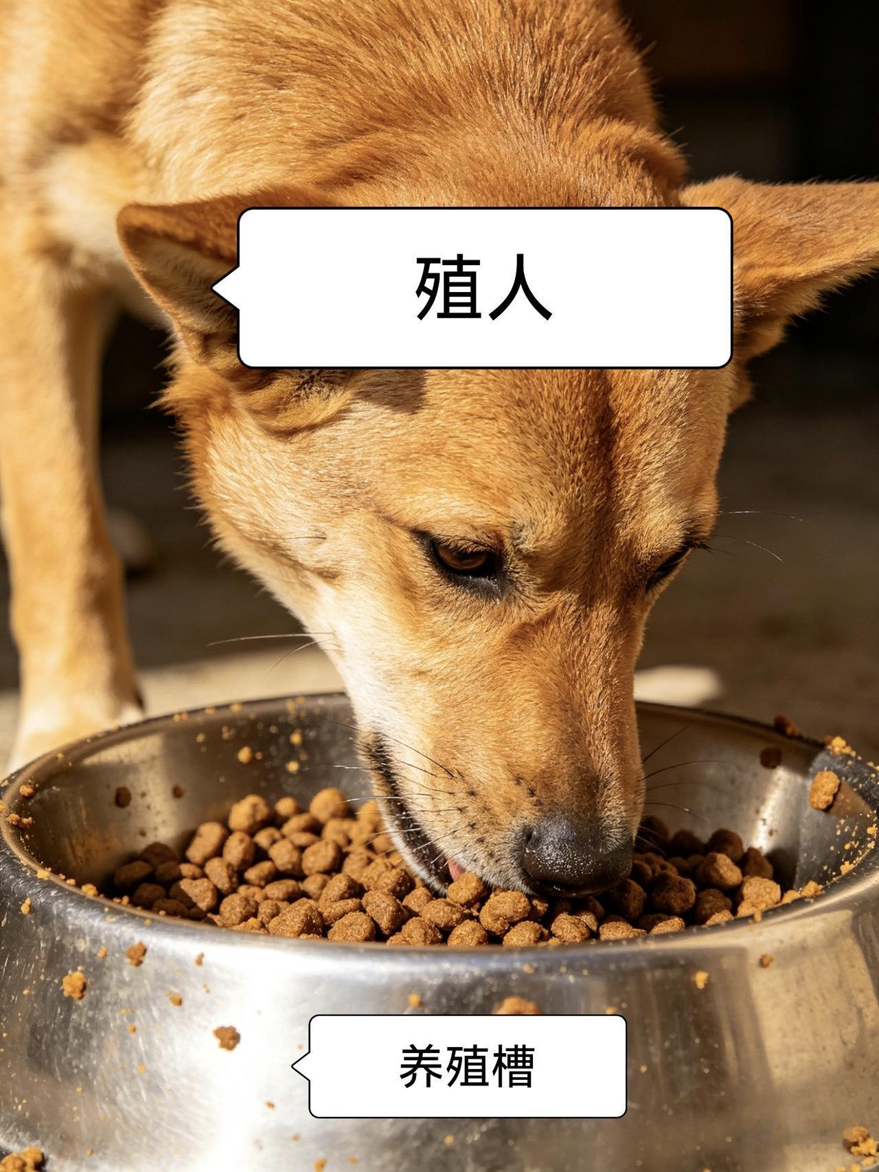 我尊重每一个大殖子和它槽子的狗粮。