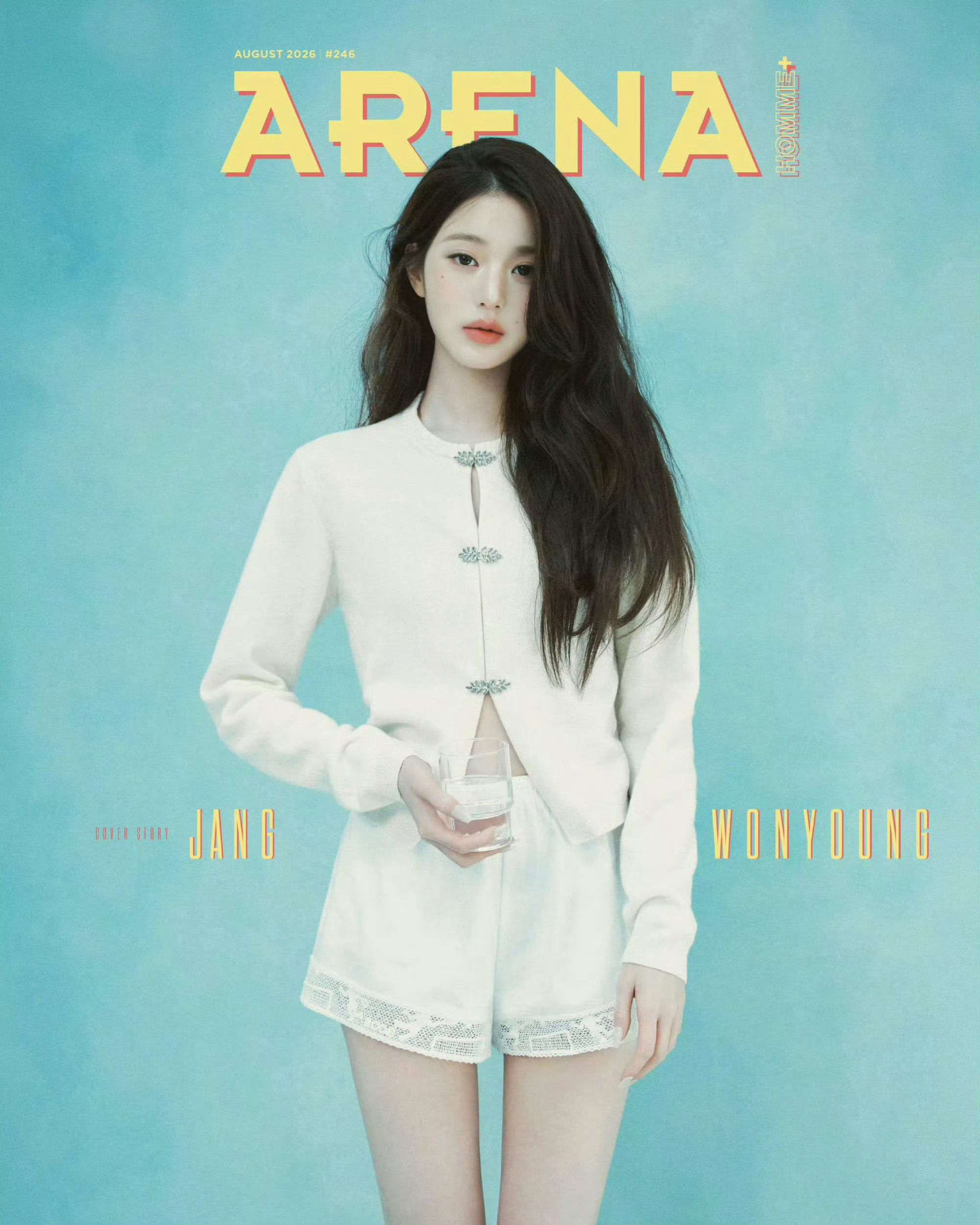 张元英  Arena Homme+ Korea 8月刊封面画报 