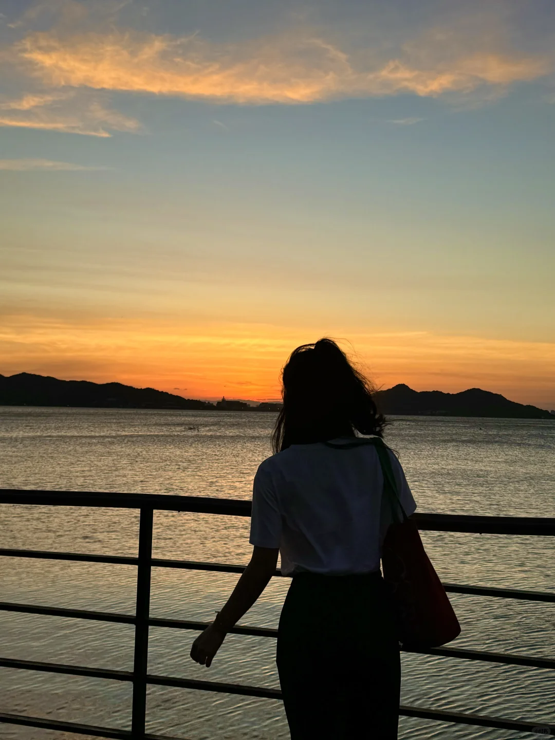 7.22实拍🌆宁波东钱湖的落日真的美疯了！