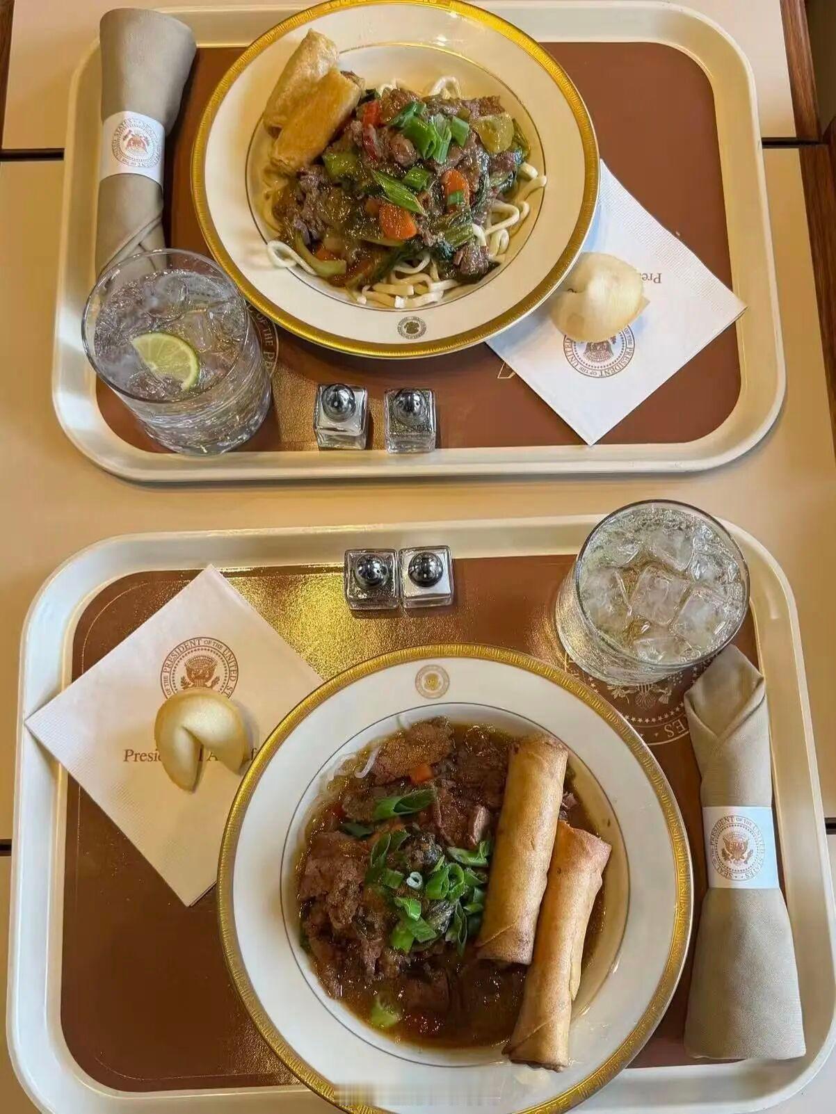 嗯，一周吃一次中餐，还是这种美式中餐，怪不得不健康的。

要知道，这还是“空军一