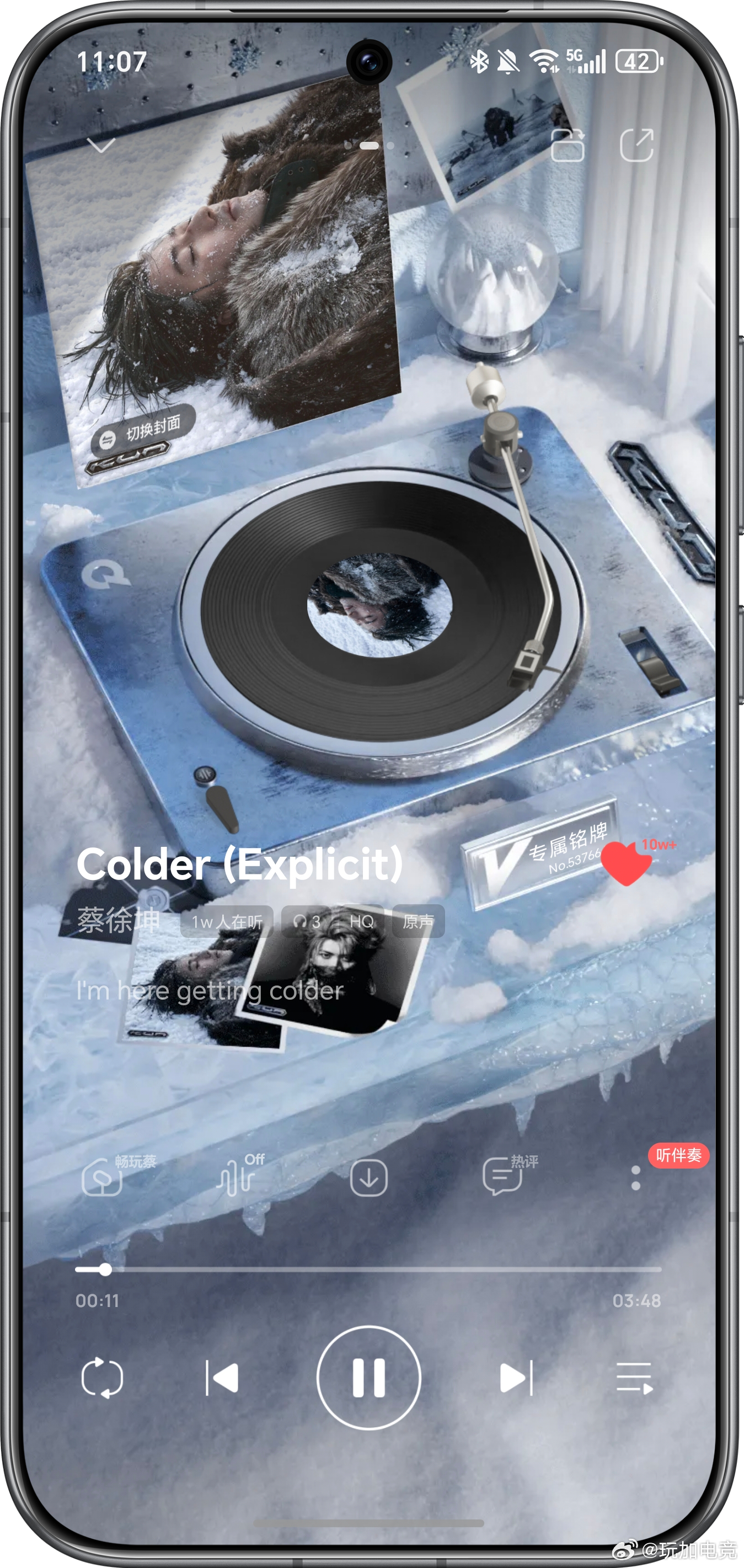 是谁还没有听坤制作人的新专辑呢，加妹最喜欢这三首，你的新专TOP3是哪几首呢KU