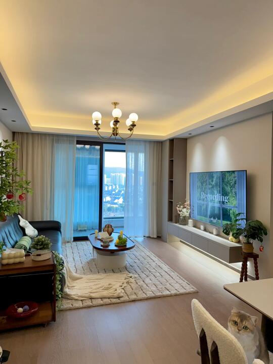 说实话寒酸吗？软装花了5w😢