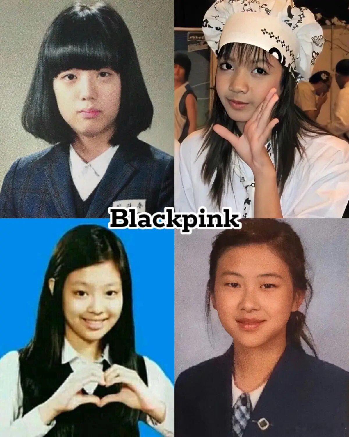 女团成员的幼年期 ​​​