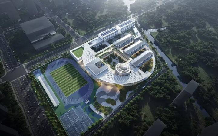 即将开工！杭州外国语学校余杭校区有了最新消息，60班规模，地下还有游泳池
