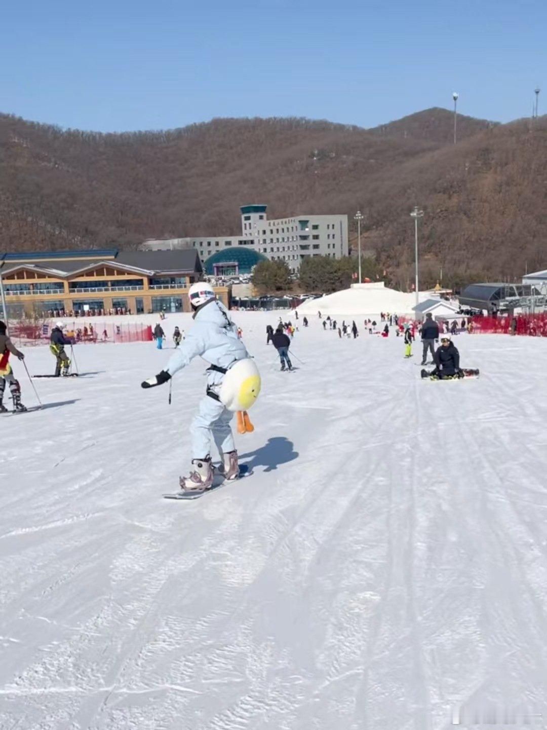 曾可妮请问在燃什么 曾可妮滑雪惨遭九连跪，徒留BGM独自燃烧，画面太有戏剧性 。