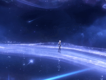 官方放出了「星之迹」魔法套装动画效果。漫步在银河星系间，仿佛看到了在时光中曾经海