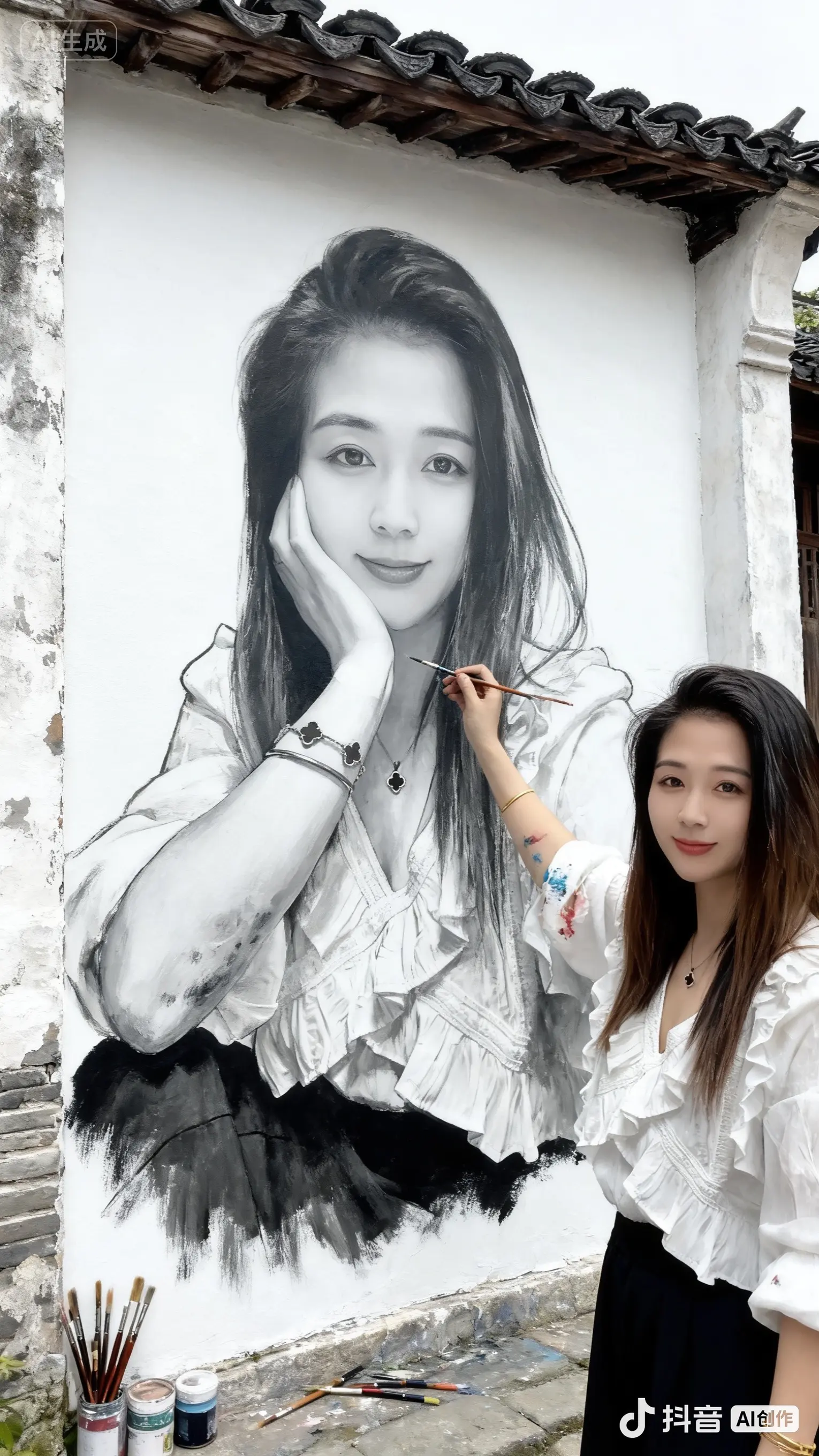 古城绘画