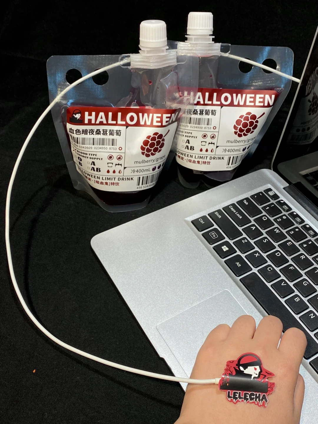 乐乐茶万圣节🎃续血包真的太太太超前了。。