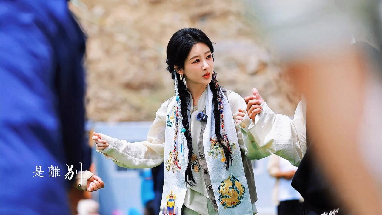 杨紫去参加国家文政活动，我就想看她演体制内题材杨紫穿民族服饰去青海宣传，我就想看