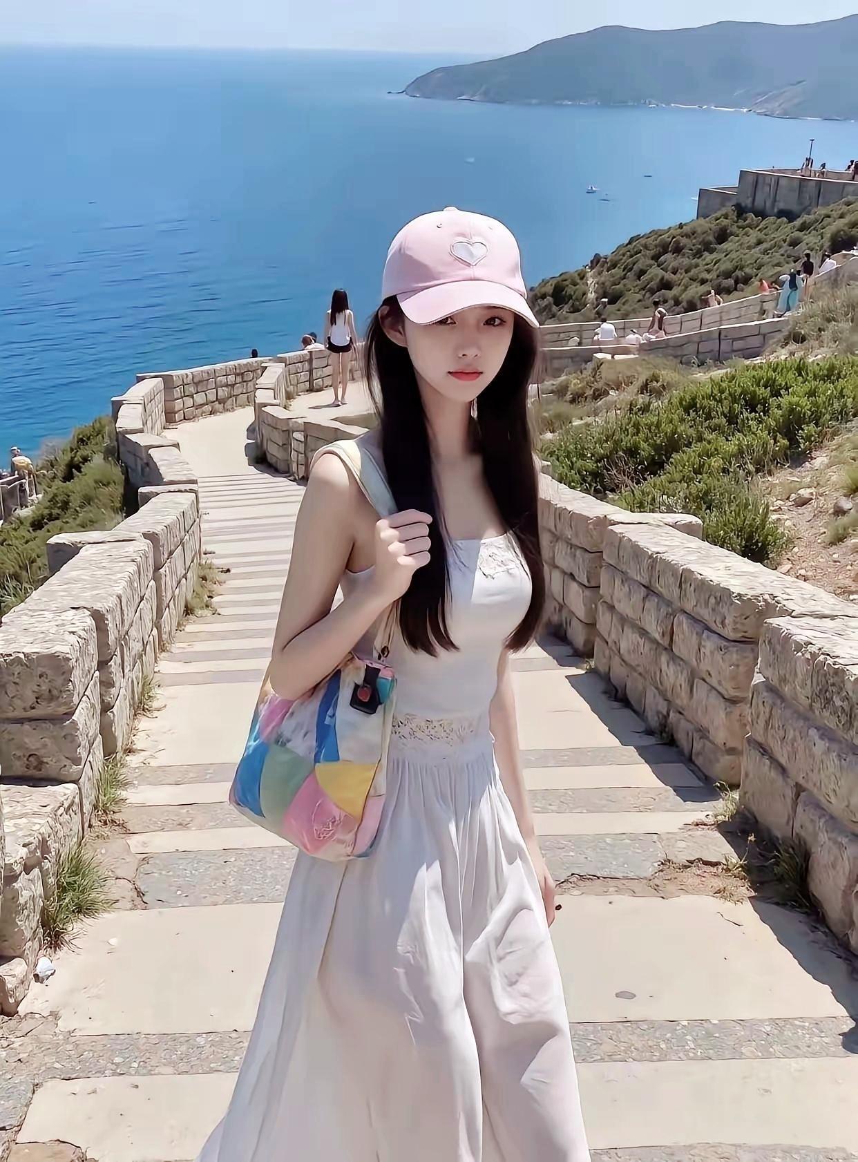山在远岸静立
浪在脚下低语
不必回眸
风已替你
把身影写进风景