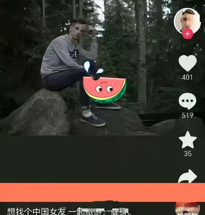外籍男士估计没想到，随便吆喝一声竟然有这么多人响应！
据社交媒体博主消息，一名外