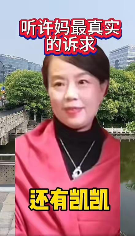 善良的妈妈有一个真实诉求，让大家还真没想到。老许说她的诉求很简单，没有什么奢望，