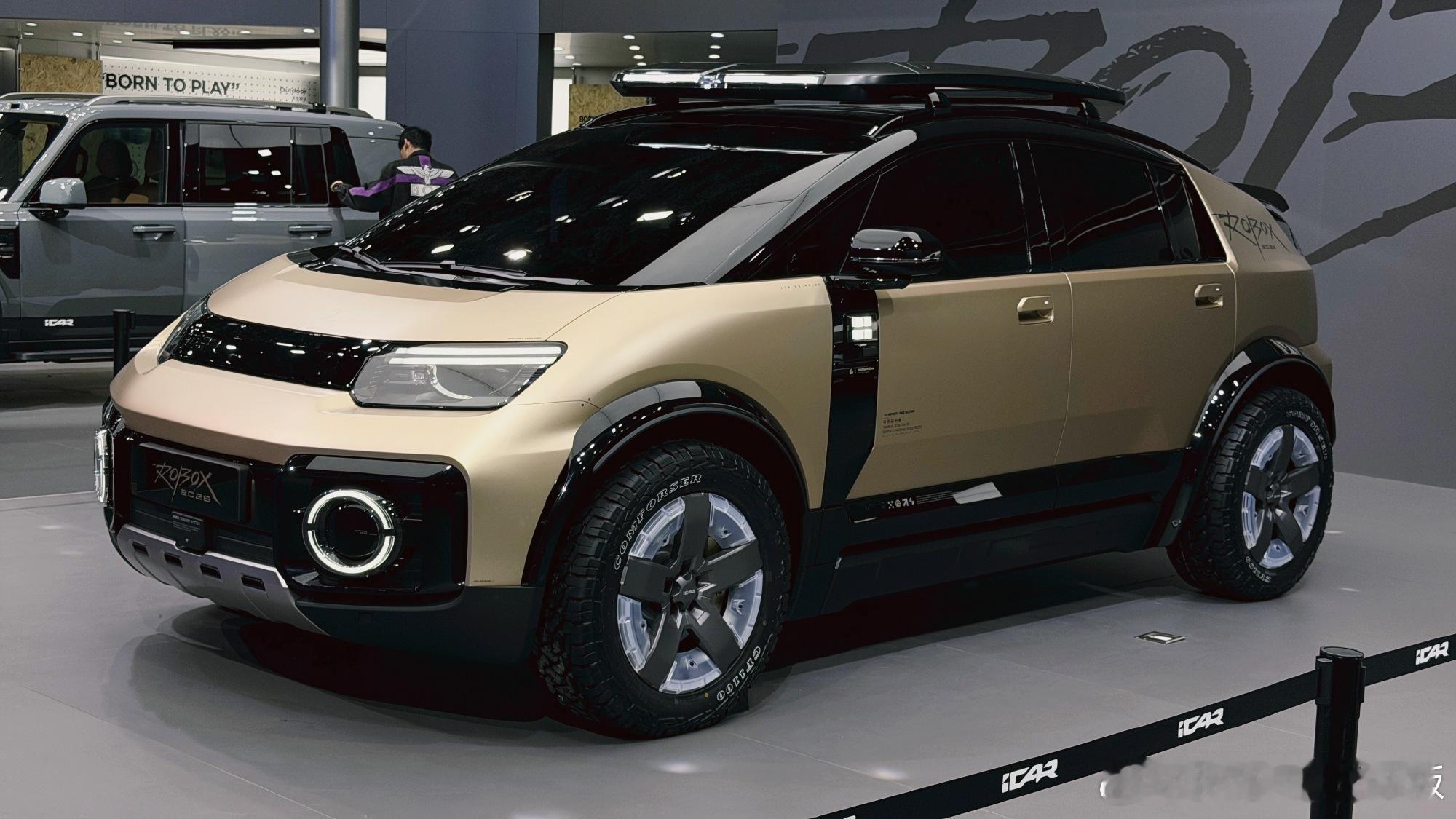 icar北京车展发布概念车robox其实就是之前 x52 概念车的落地版本。配置