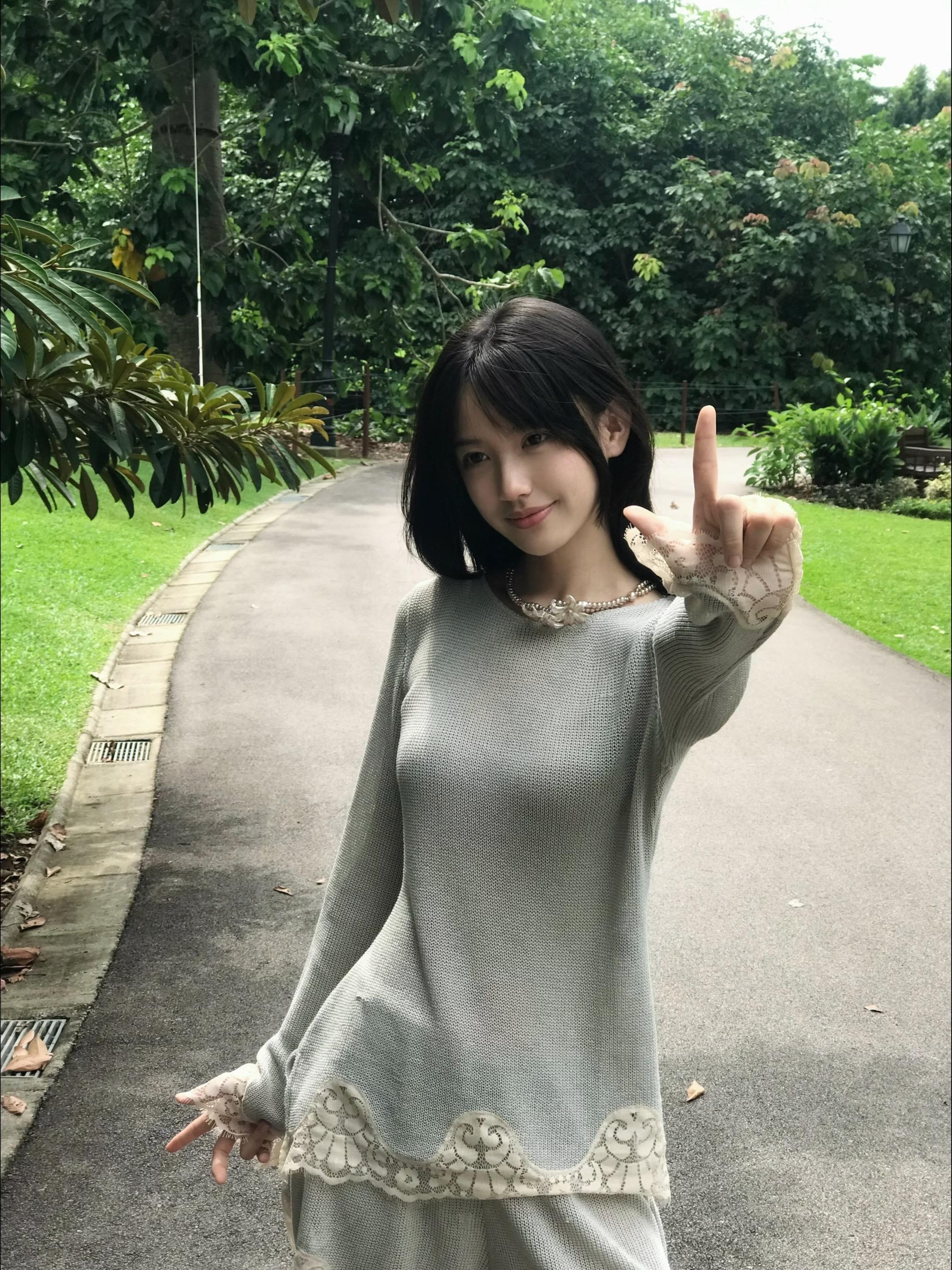 新加坡植物园 ins风 穿搭