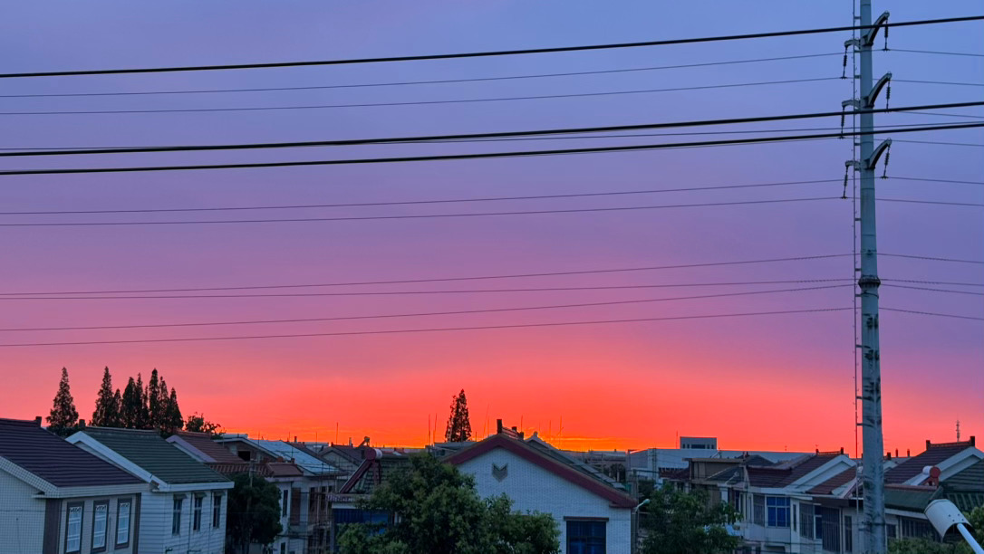 镇江圌山邂逅绝美火烧云风景本不惊艳只是回忆加了分。游戏博主的日常