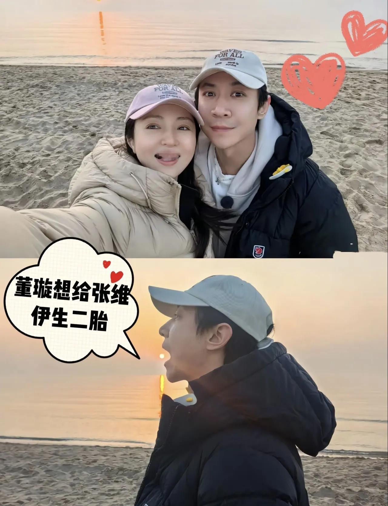 董璇好好的大女主不当，非要二婚当个委屈的小媳妇儿，46岁了还要给张维伊生二胎，这