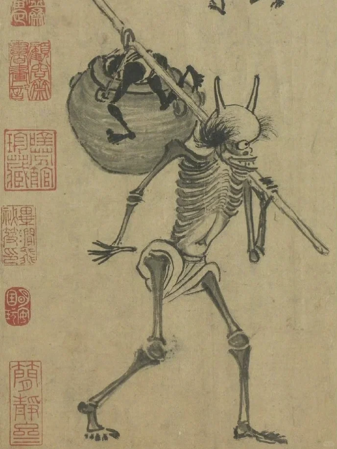 宋画的漫画感，这细节描绘太绝了