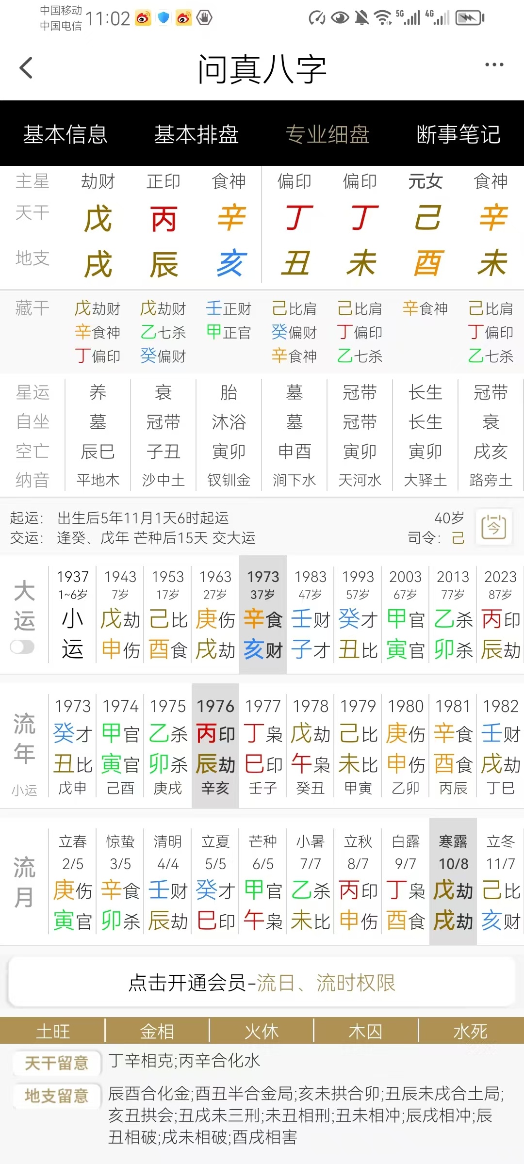 枭神重重走食神大运称为枭神夺食。下面这位命主1976年因肝癌逝世！ 