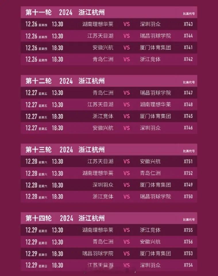 2024羽超联赛  浙江竞体 VS 青岛仁洲孙超 VS 刘亮陈雨菲 VS 罗盛萱