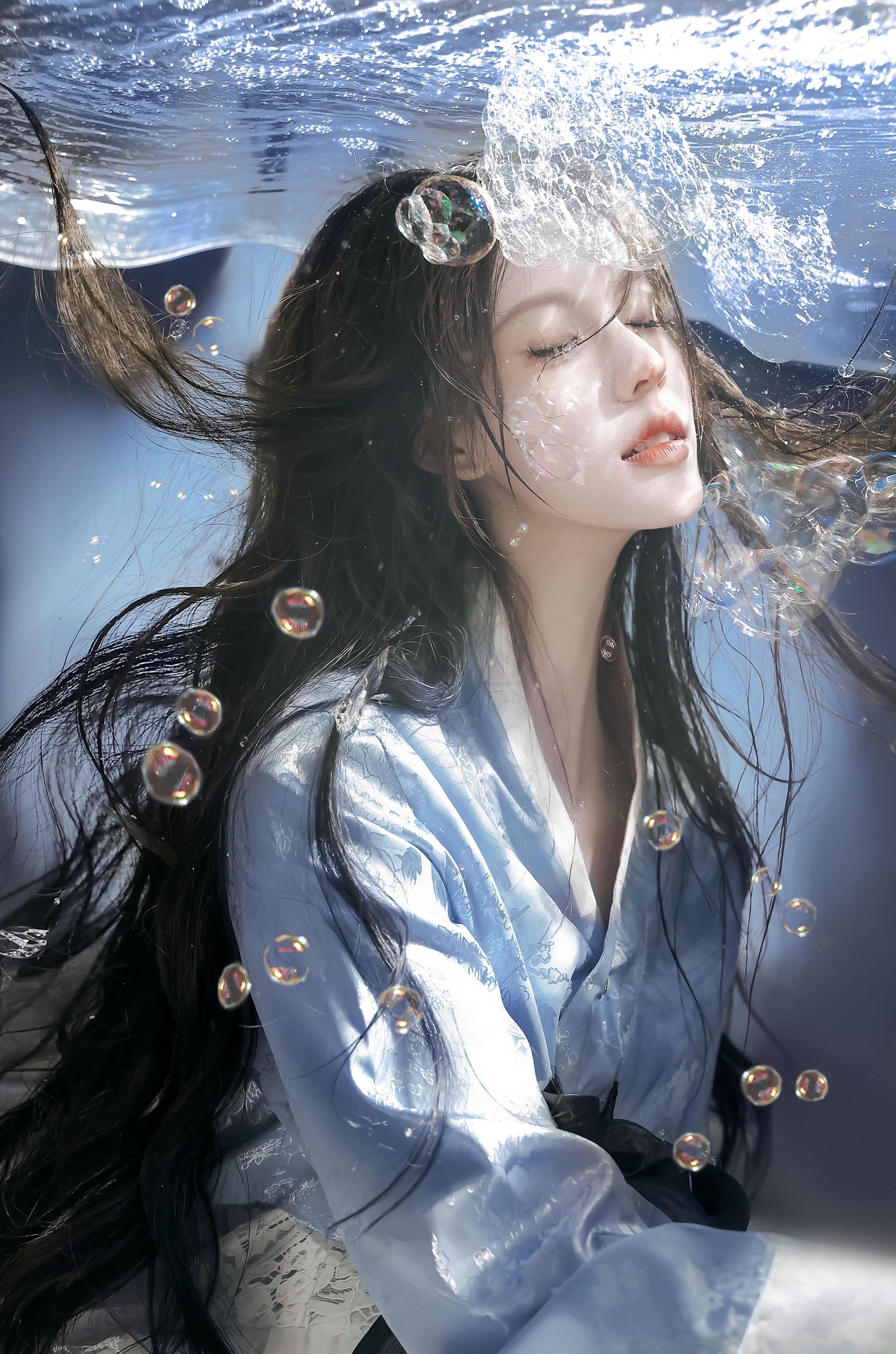 真的没有下水拍，海底呼吸。