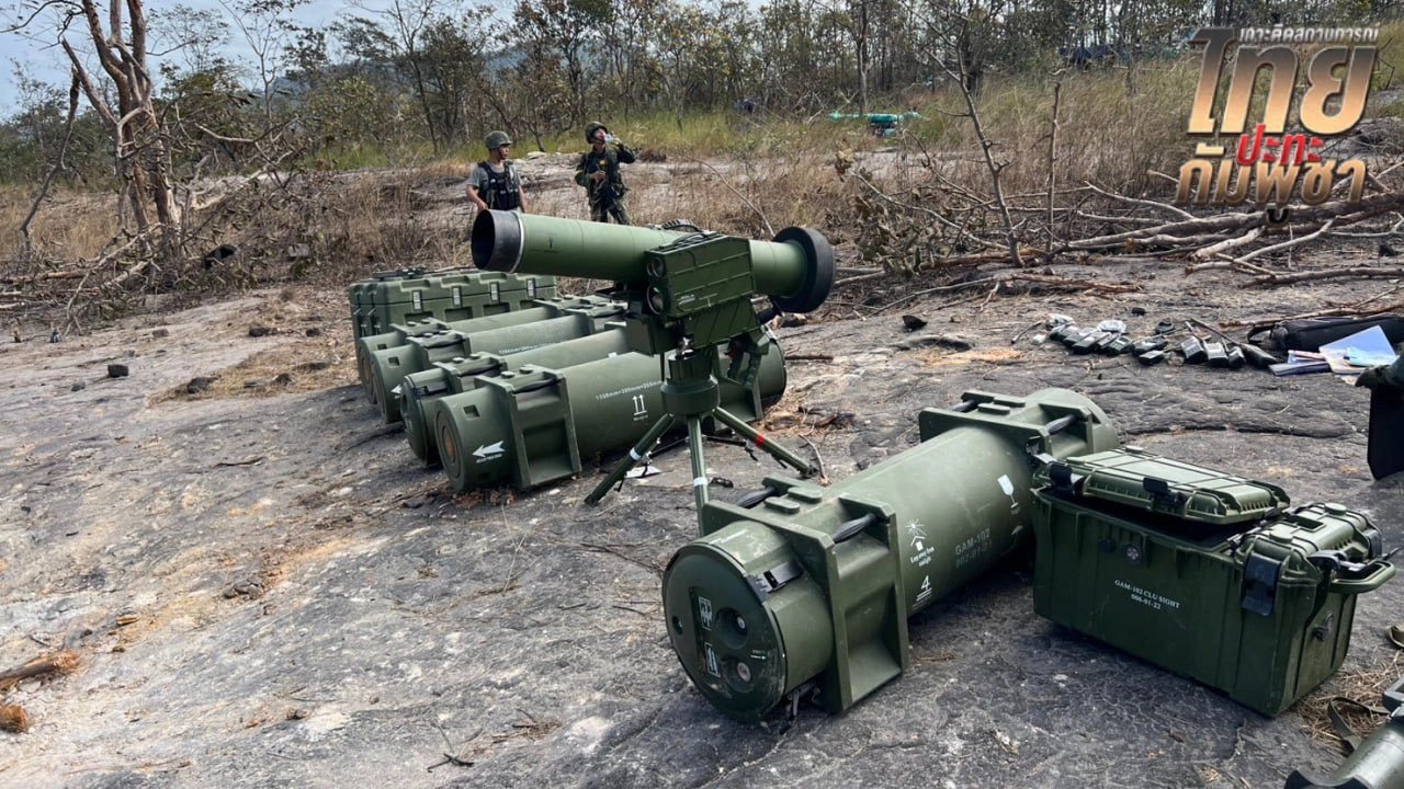 泰军缴获中国第五代反坦克导弹，首次现身实战泰国军方表示，在占领的柬埔寨500高地