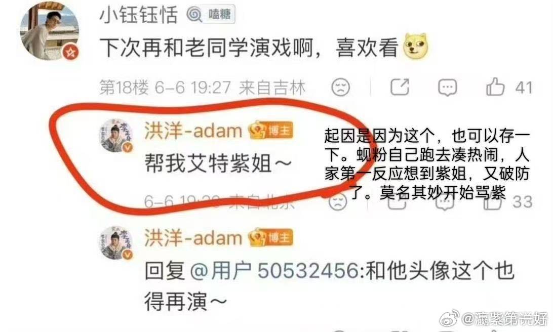 杨紫李现粉丝要求洪洋道歉杨紫和杨紫粉丝从头到尾都没有说过一句话紫粉和杨紫wwzz