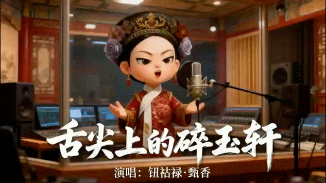 华妃说这歌声吵到本宫了笑不活了🤣看了嬛嬛新歌MV，华妃内心OS：从此翊坤宫禁止