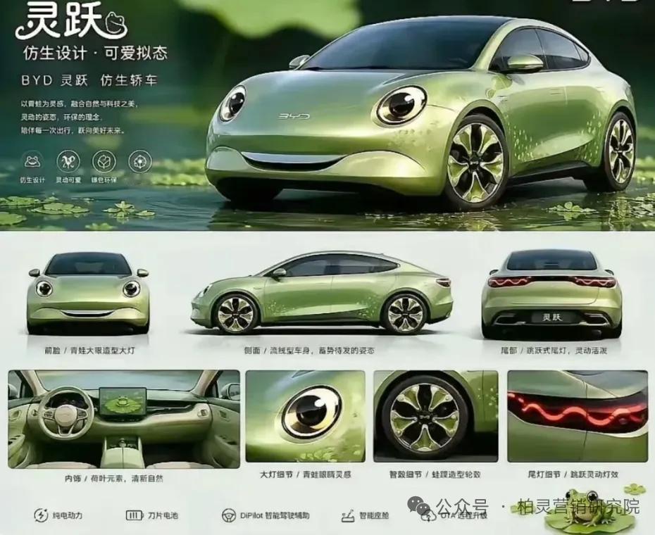 最近全网都在疯转比亚迪的“青蛙车”，这阵仗可太猛了。据说还有人提议把喇叭改成呱呱
